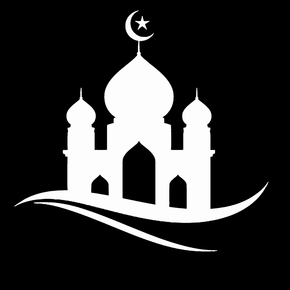 Мечеть силуэт2 - картинки для гравировки